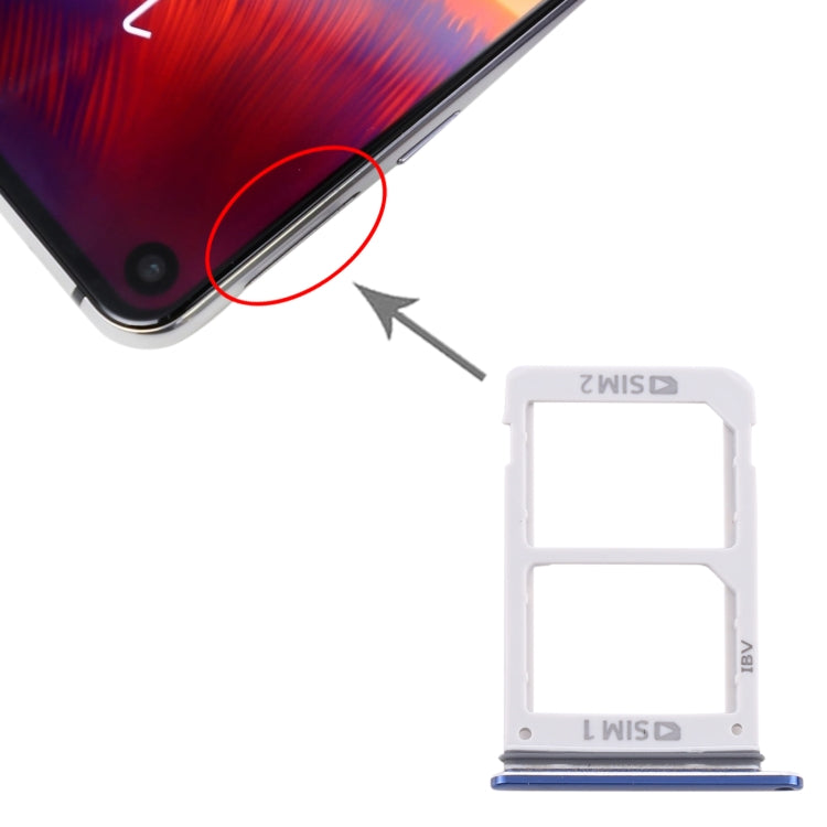 For Samsung Galaxy A8s / Galaxy A9 Pro 2019 SIM Card Tray + SIM Card Tray (Blue) - free shipping - PMc TechLife - Order now!