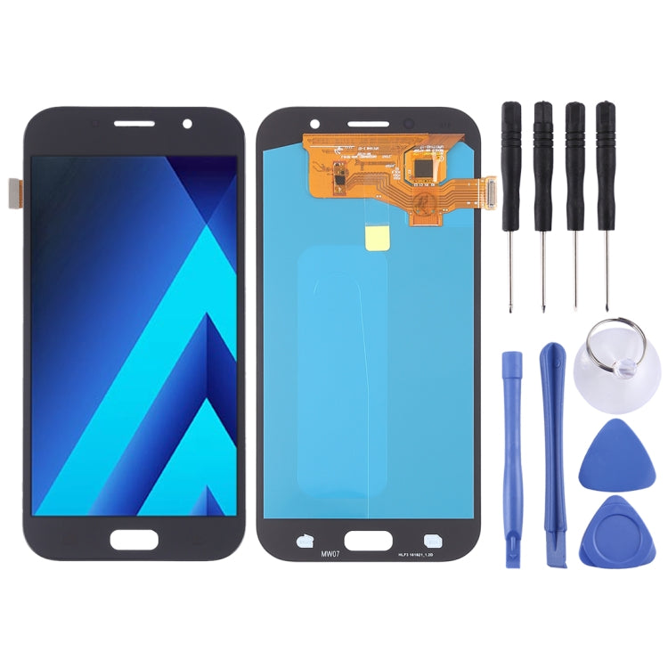 OLED LCD Screen for Galaxy A7 (2017), A720F, A720F/DS with Digitizer Full Assembly (Black) - free shipping - PMc TechLife - Order now!