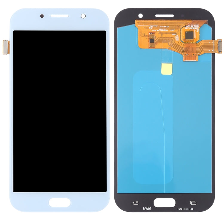 OLED LCD Screen for Galaxy A7 (2017), A720F, A720F/DS with Digitizer Full Assembly (Blue) - free shipping - PMc TechLife - Order now!