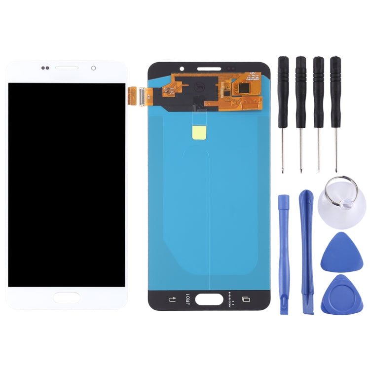 LCD Screen and Digitizer Full Assembly (OLED Material ) for Galaxy A7 (2016), A710F, A710F/DS, A710FD, A710M, A710M/DS, A710Y/DS, A7100(White) - free shipping - PMc TechLife - Order now!