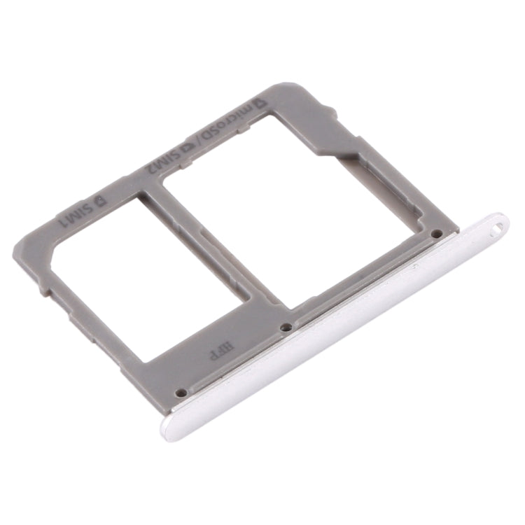For Samsung Galaxy A8 Star / A9 Star SM-G8850 SIM Card Tray + SIM Card Tray / Micro SD Card Tray (Silver) - free shipping - PMc TechLife - Order now!