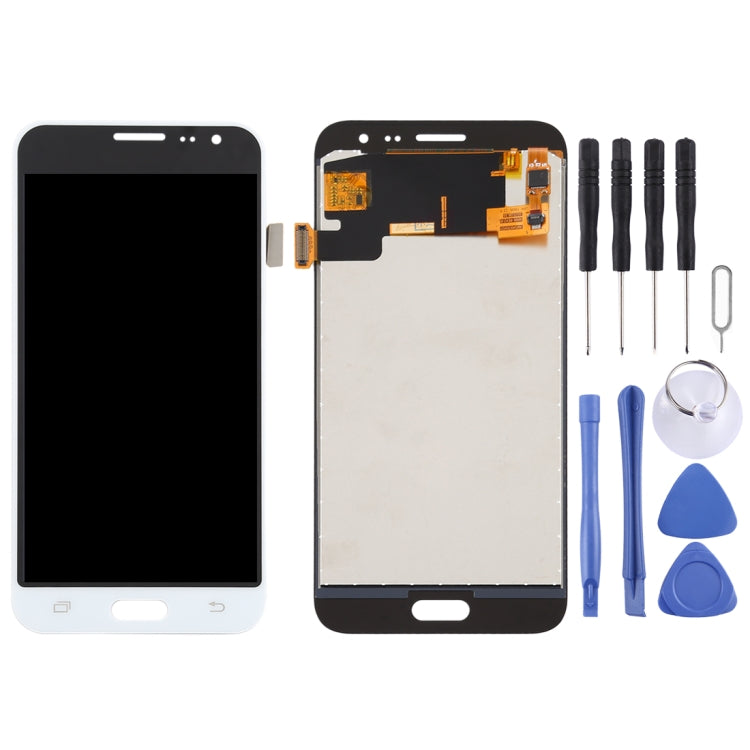 TFT LCD Screen for Galaxy J3 (2016) J320FN, J320F, J320G, J320M, J320A, J320V, J320P With Digitizer Full Assembly (White) - free shipping - PMc TechLife - Order now!