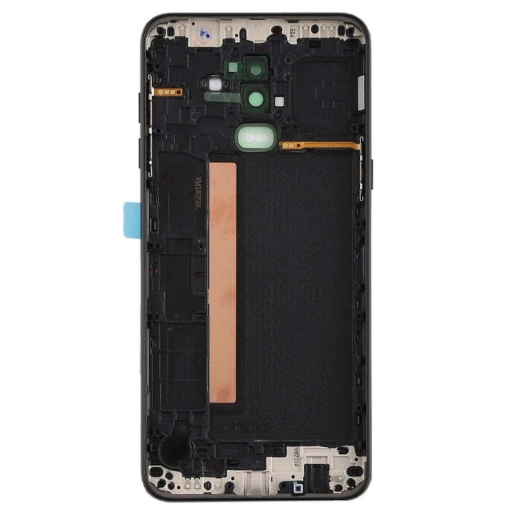 For Galaxy J8 (2018), J810F/DS, J810Y/DS, J810G/DS Back Cover with Side Keys & Camera Lens (Black) - free shipping - PMc TechLife - Order now!