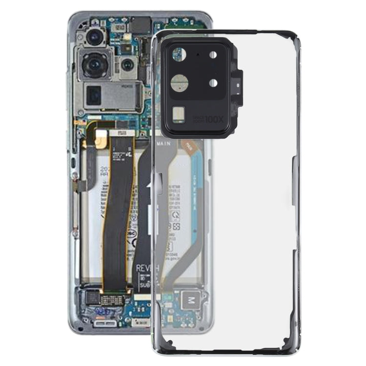 For Samsung Galaxy S20 Ultra SM-G988 SM-G988U SM-G988U1 SM-G9880 SM-G988B/DS SM-G988N SM-G988B SM-G988W Glass Transparent Battery Back Cover (Transparent) - free shipping - PMc TechLife - Order now!