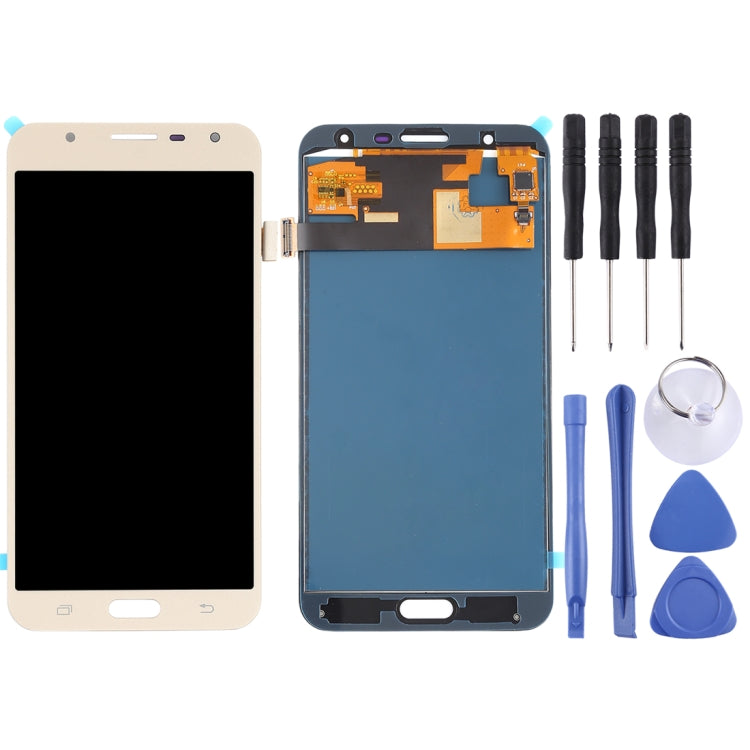 TFT LCD Screen for Galaxy J7 Neo, J701F/DS, J701M With Digitizer Full Assembly (Gold) - free shipping - PMc TechLife - Order now!