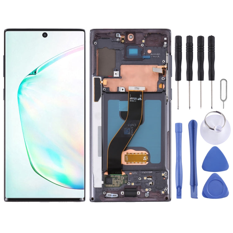 Original LCD Screen for Samsung Galaxy Note10 4G/Note10 5G SM-N971/N970 Digitizer Full Assembly With Frame (Black) - free shipping - PMc TechLife - Order now!