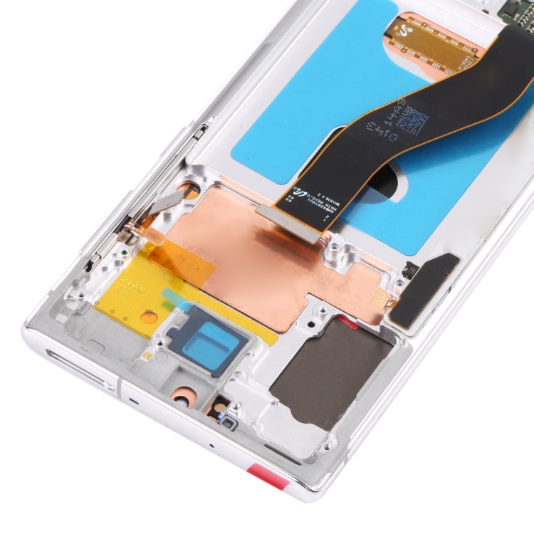 Original LCD Screen for Samsung Galaxy Note10 4G/Note10 5G SM-N971/N970 Digitizer Full Assembly With Frame (Silver) - free shipping - PMc TechLife - Order now!