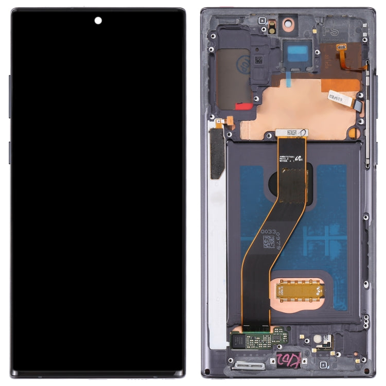 Original LCD Screen for Samsung Galaxy Note10+ 4G/Note10+ 5G SM-N976/N975 Digitizer Full Assembly With Frame (Black) - free shipping - PMc TechLife - Order now!