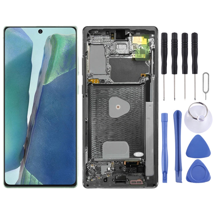 Original LCD Screen for Samsung Galaxy Note20 4G SM-N980 Digitizer Full Assembly With Frame (Green) - free shipping - PMc TechLife - Order now!