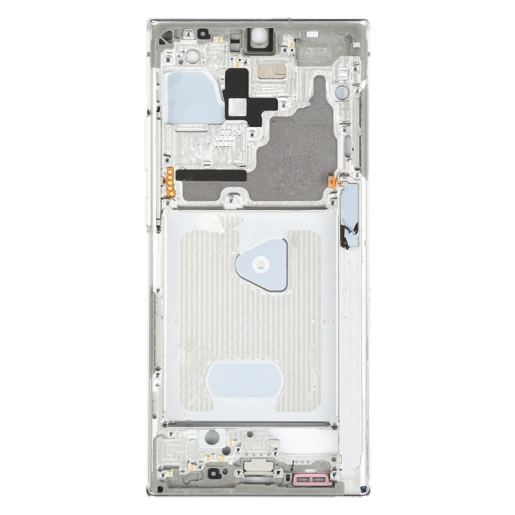 For Samsung Galaxy Note20 Ultra SM-N985F Middle Frame Bezel Plate With Parts (Silver) - free shipping - PMc TechLife - Order now!