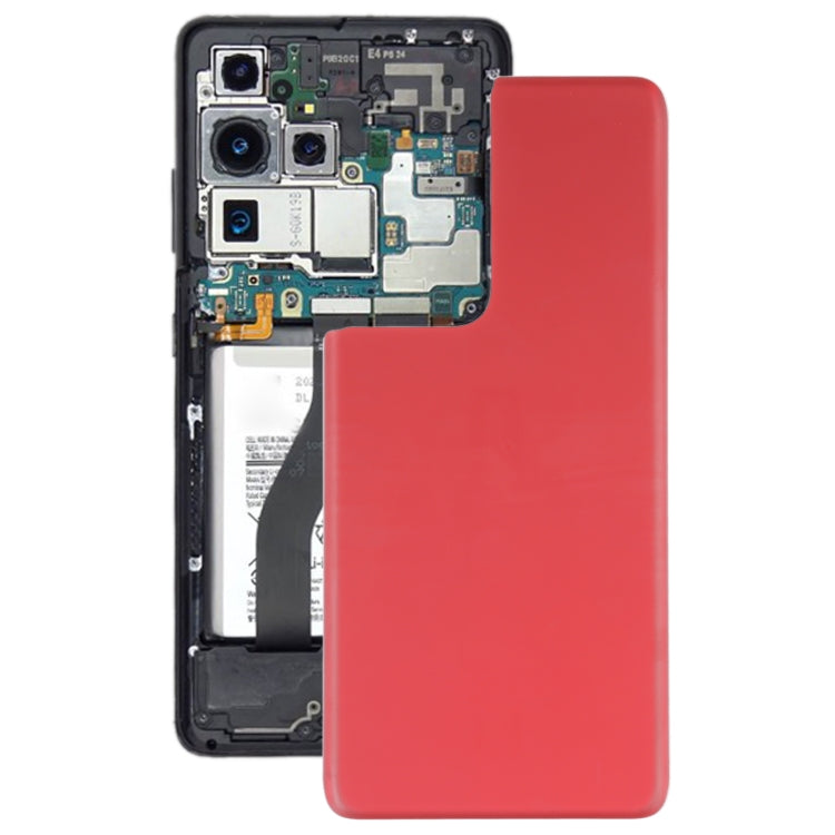 For Samsung Galaxy S21 Ultra 5G Battery Back Cover (Red) - free shipping - PMc TechLife - Order now!
