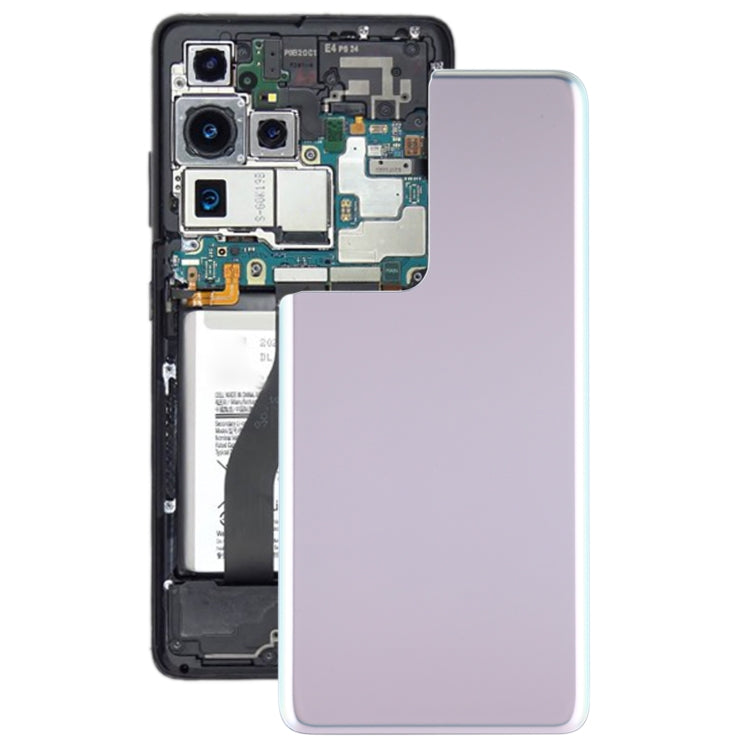 For Samsung Galaxy S21 Ultra 5G Battery Back Cover (Silver) - free shipping - PMc TechLife - Order now!