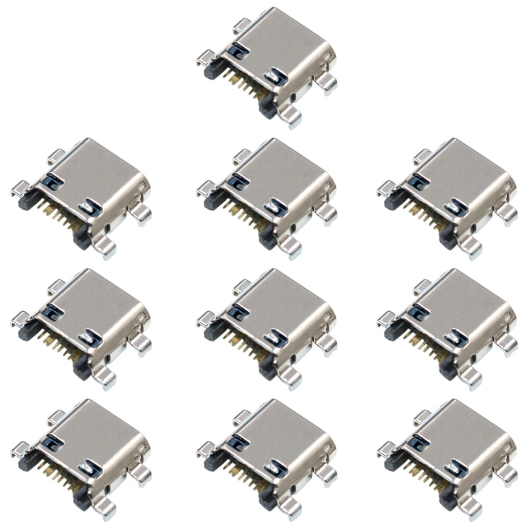 10pcs Charging Port Connector for Galaxy Core I8262D I829 I8260 G3815 G3812 G3818 T399 T599 - Single Tail Connector by PMC TechLife | Online Shopping South Africa | PMC TechLife | Buy Now Pay Later Mobicred