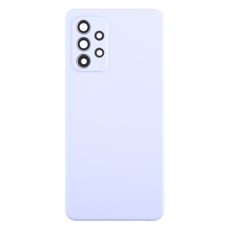 For Samsung Galaxy A52 5G / A52 4G Battery Back Cover with Camera Lens Cover(Purple) - free shipping - PMc TechLife - Order now!