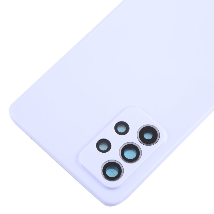 For Samsung Galaxy A52 5G / A52 4G Battery Back Cover with Camera Lens Cover(Purple) - free shipping - PMc TechLife - Order now!