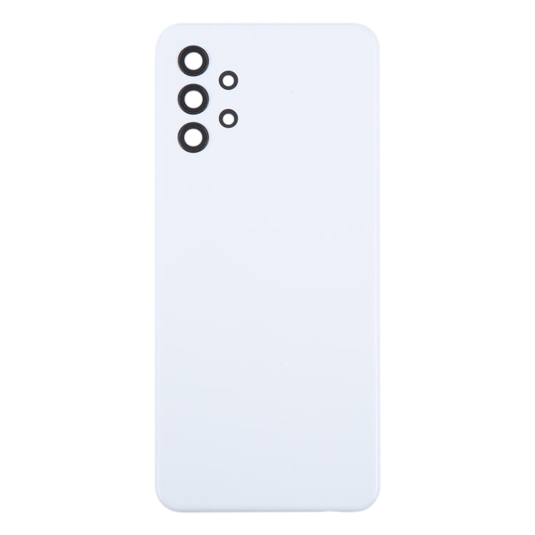 For Samsung Galaxy A32 5G Battery Back Cover with Camera Lens Cover(White) - free shipping - PMc TechLife - Order now!