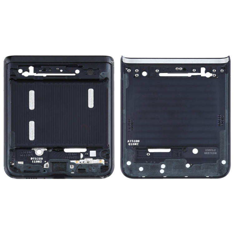 For Samsung Galaxy Z Flip 5G SM-F707  Lower Middle Frame Bezel Plate (Black) - free shipping - PMc TechLife - Order now!