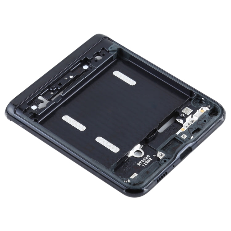 For Samsung Galaxy Z Flip 5G SM-F707  Lower Middle Frame Bezel Plate (Black) - free shipping - PMc TechLife - Order now!