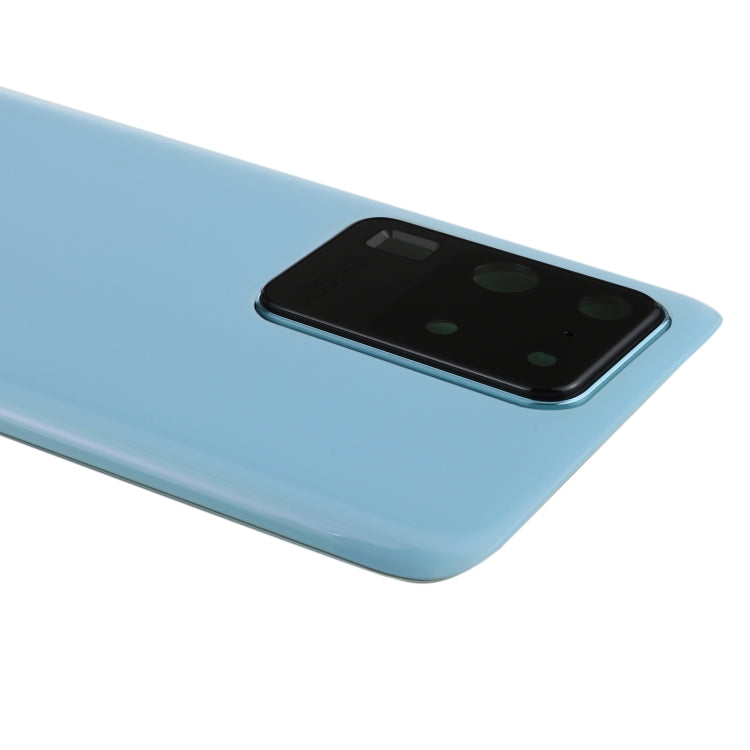 For Samsung Galaxy S20 Ultra Battery Back Cover with Camera Lens Cover (Blue) - free shipping - PMc TechLife - Order now!