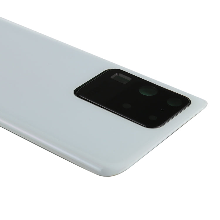 For Samsung Galaxy S20 Ultra Battery Back Cover with Camera Lens Cover (White) - free shipping - PMc TechLife - Order now!
