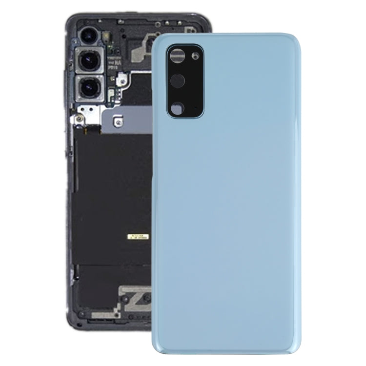For Samsung Galaxy S20 Battery Back Cover with Camera Lens Cover (Blue) - free shipping - PMc TechLife - Order now!