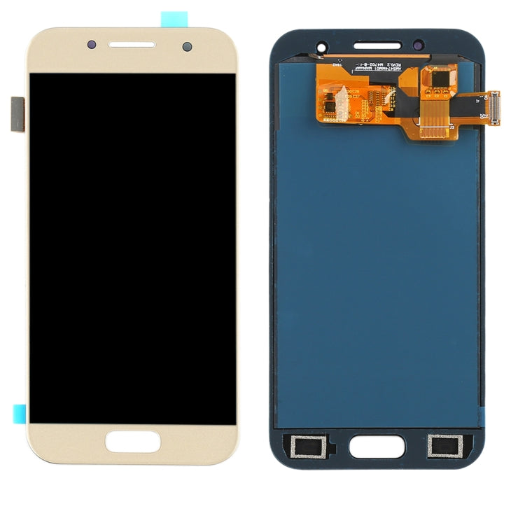 TFT LCD Screen for Galaxy A3 (2017), A320FL, A320F, A320F/DS, A320Y/DS, A320Y With Digitizer Full Assembly (Gold) - free shipping - PMc TechLife - Order now!
