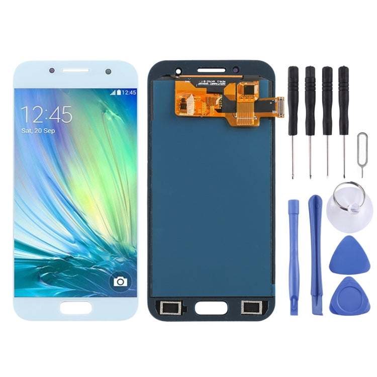 TFT LCD Screen for Galaxy A3 (2017), A320FL, A320F, A320F/DS, A320Y/DS, A320Y With Digitizer Full Assembly (Blue) - free shipping - PMc TechLife - Order now!