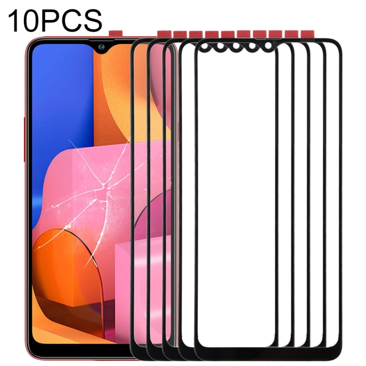 For Samsung Galaxy A20s 10pcs Front Screen Outer Glass Lens (Black) - free shipping - PMc TechLife - Order now!