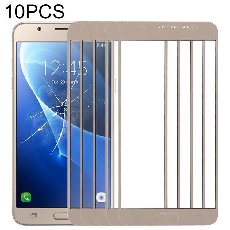 For Samsung Galaxy J7 (2016), J710F, J710FN, J710M/MN, J7108 10pcs Front Screen Outer Glass Lens (Gold) - free shipping - PMc TechLife - Order now!