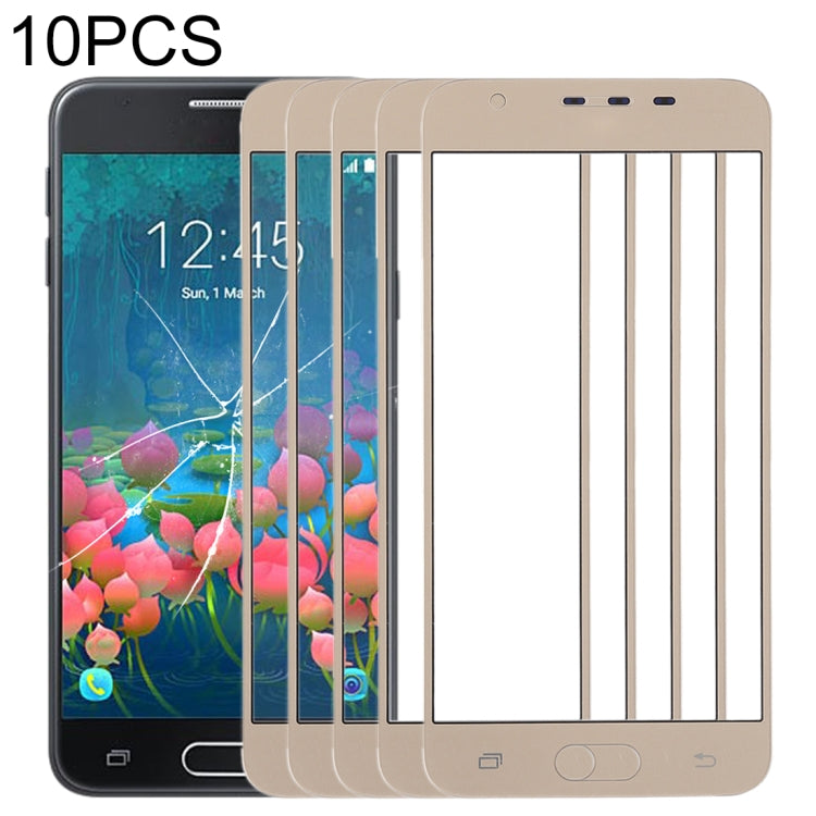 For Samsung Galaxy J5 Prime, On5 (2016), G570F/DS, G570Y 10pcs Front Screen Outer Glass Lens (Gold) - free shipping - PMc TechLife - Order now!