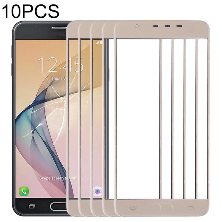 For Samsung Galaxy J7 Prime, On7 (2016), G610F, G610F/DS, G610F/DD, G610M, G610M/DS, G610Y/DS 10pcs Front Screen Outer Glass Lens (Gold) - free shipping - PMc TechLife - Order now!