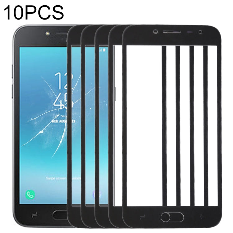For Samsung Galaxy J2 Pro (2018), J250F/DS 10pcs Front Screen Outer Glass Lens (Black) - free shipping - PMc TechLife - Order now!