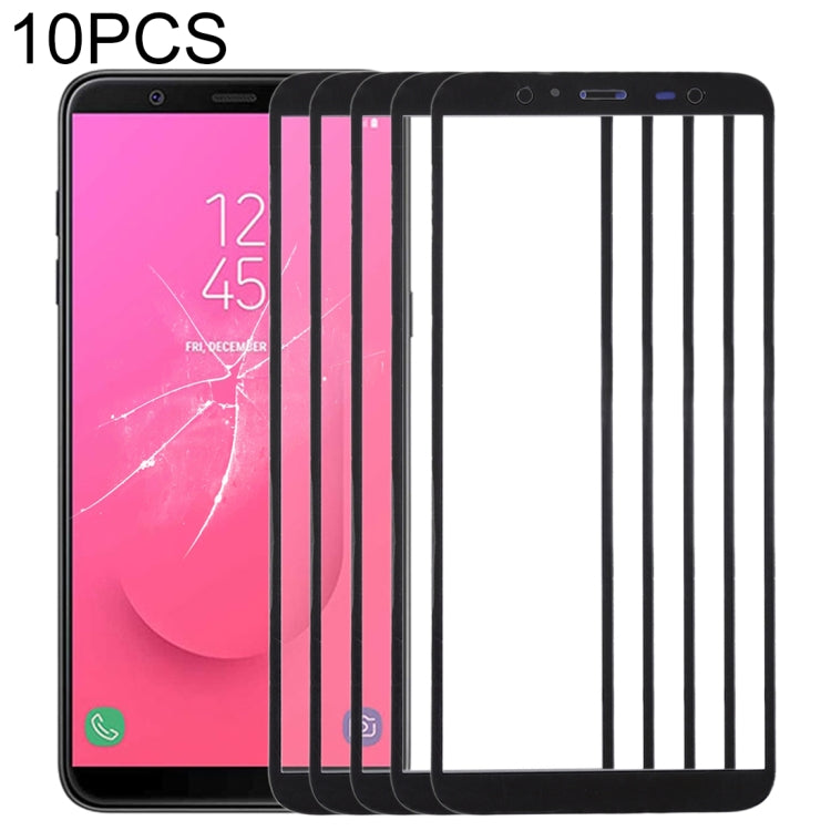 For Samsung Galaxy J8, J810F/DS, J810Y/DS, J810G/DS  10pcs Front Screen Outer Glass Lens (Black) - free shipping - PMc TechLife - Order now!