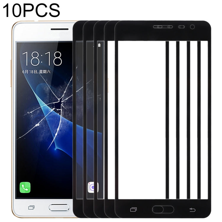 For Samsung Galaxy J3 Pro / J3110 10pcs Front Screen Outer Glass Lens (Black) - free shipping - PMc TechLife - Order now!