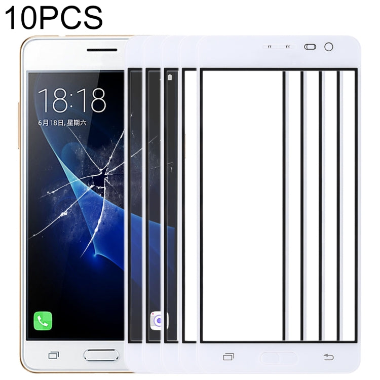For Samsung Galaxy J3 Pro / J3110 10pcs Front Screen Outer Glass Lens (White) - free shipping - PMc TechLife - Order now!