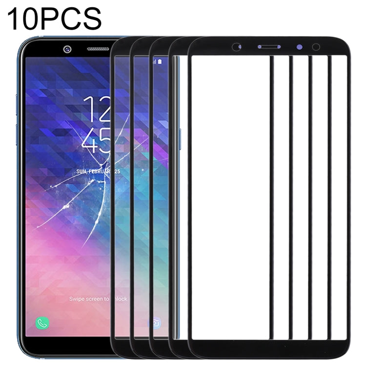 For Samsung Galaxy A6 (2018)  10pcs Front Screen Outer Glass Lens (Black) - free shipping - PMc TechLife - Order now!