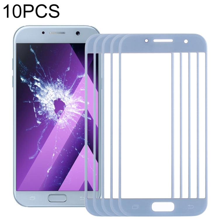 For Samsung Galaxy A5 (2017) / A520 10pcs Front Screen Outer Glass Lens (Blue) - free shipping - PMc TechLife - Order now!