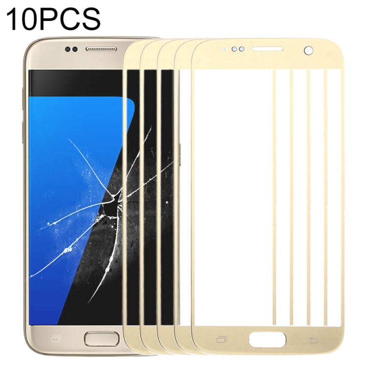 For Samsung Galaxy S7 / G930 10pcs Front Screen Outer Glass Lens (Gold) - free shipping - PMc TechLife - Order now!