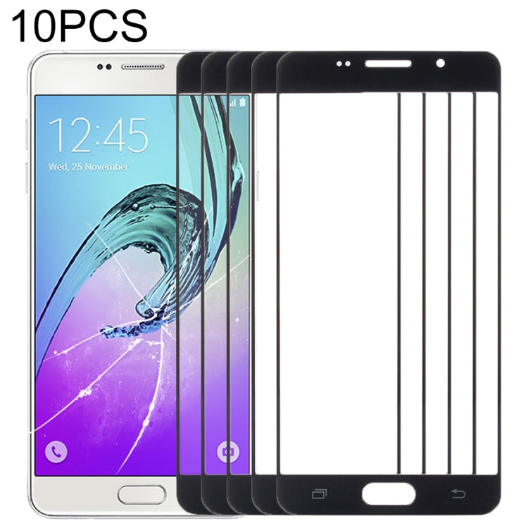 For Samsung Galaxy A5 (2016) / A510  10pcs Front Screen Outer Glass Lens (Black) - free shipping - PMc TechLife - Order now!