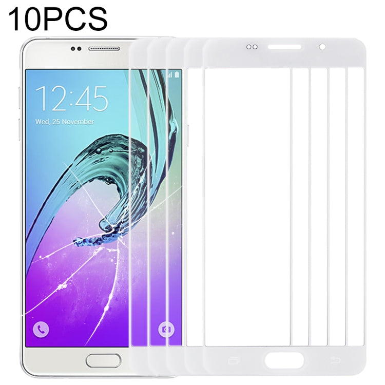 For Samsung Galaxy A5 (2016) / A510 10pcs Front Screen Outer Glass Lens (White) - free shipping - PMc TechLife - Order now!