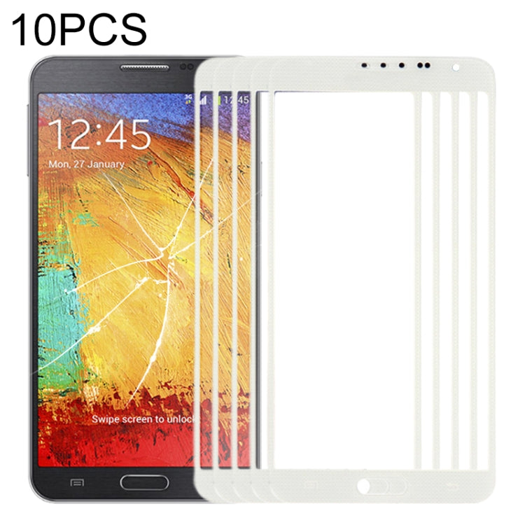 For Samsung Galaxy Note 3 Neo / N7505 10pcs Front Screen Outer Glass Lens (White) - free shipping - PMc TechLife - Order now!