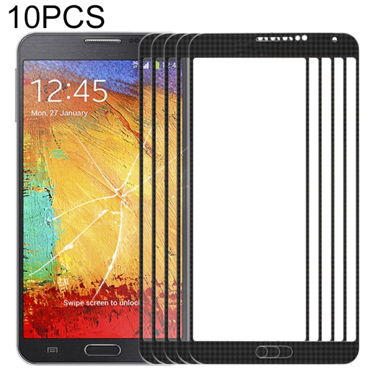 For Samsung Galaxy Note III / N9000 10pcs Front Screen Outer Glass Lens (Black) - free shipping - PMc TechLife - Order now!