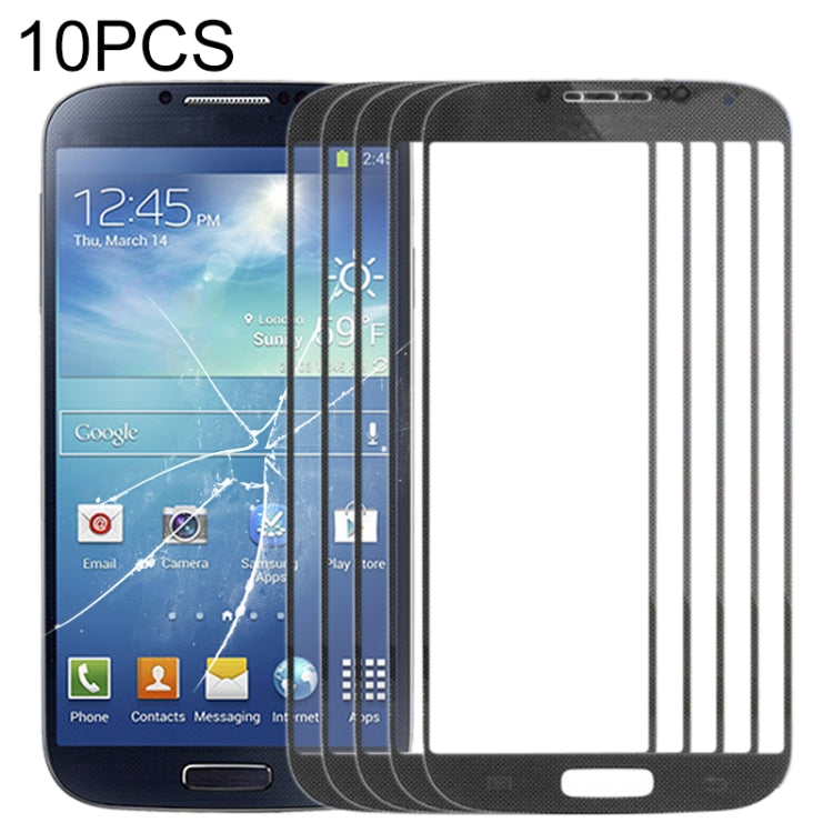 For Samsung Galaxy S IV / i9500 10pcs Front Screen Outer Glass Lens (Black) - free shipping - PMc TechLife - Order now!