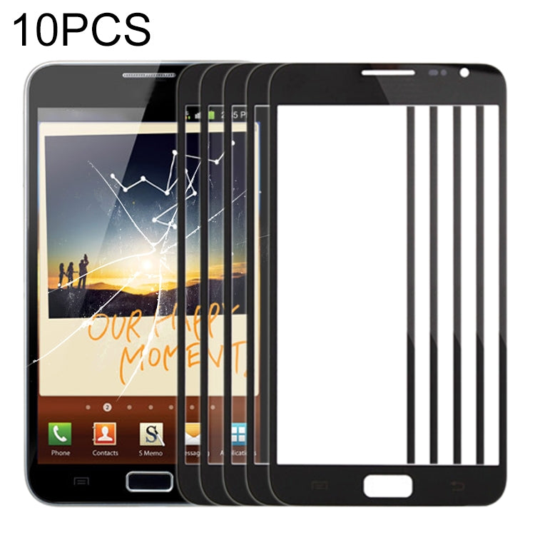 For Samsung Galaxy Note N7000 / i9220 10pcs Front Screen Outer Glass Lens (Black) - free shipping - PMc TechLife - Order now!