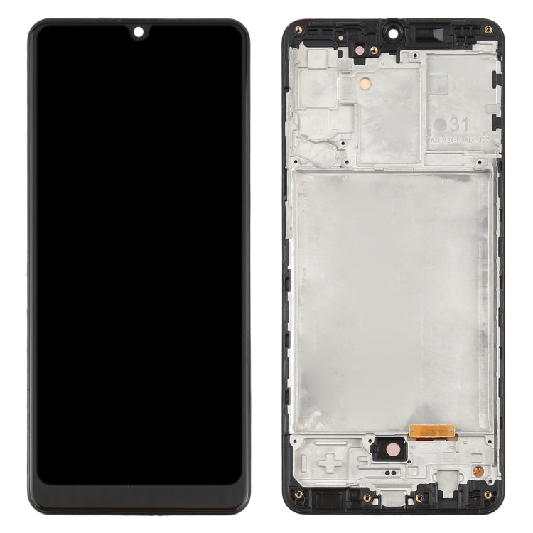 OLED LCD Screen for Samsung Galaxy A31 SM-A315 (6.33 inch) With Digitizer Full Assembly with Frame (Black) - free shipping - PMc TechLife - Order now!