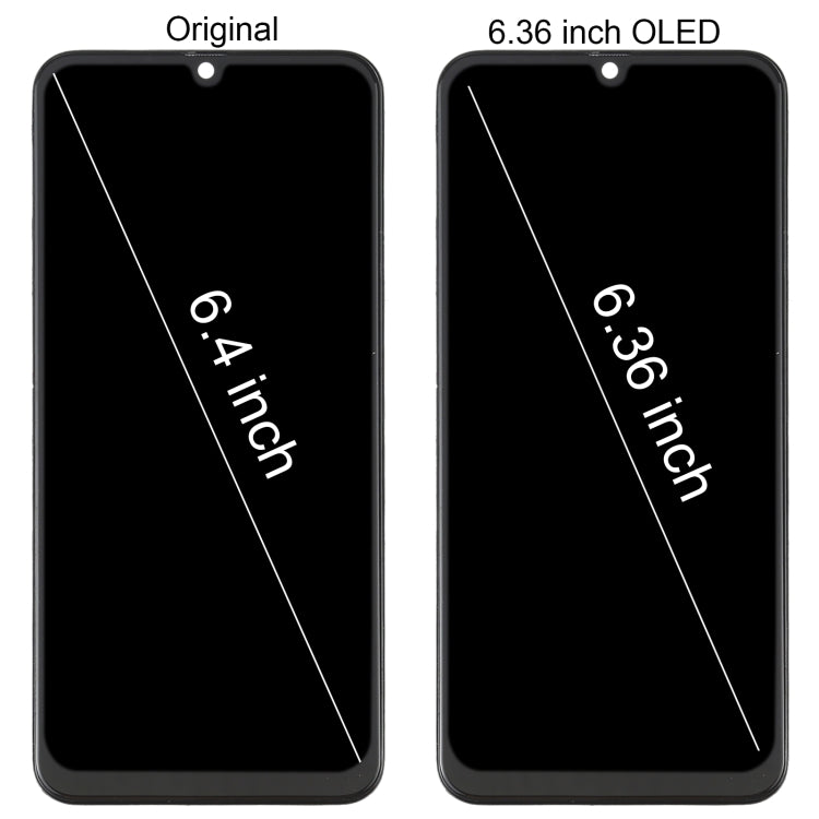 6.36 inch OLED LCD Screen for Samsung Galaxy M21 SM-M215 Digitizer Full Assembly with Frame (Black) - free shipping - PMc TechLife - Order now!