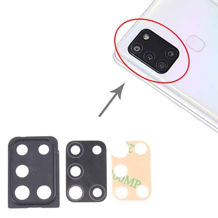 For Samsung Galaxy A21s SM-A217 10pcs Camera Lens Cover (Black) - free shipping - PMc TechLife - Order now!