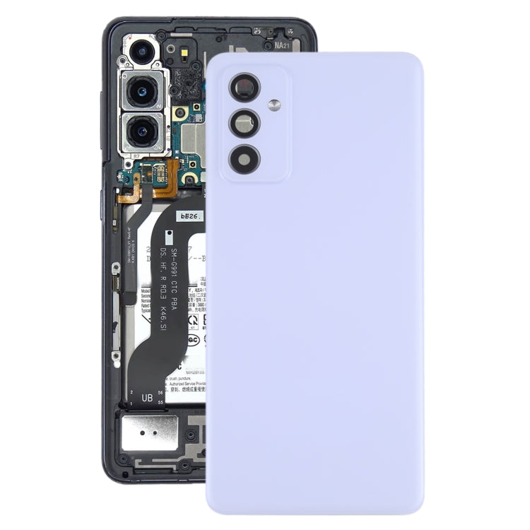 For Samsung Galaxy A82 Battery Back Cover With Camera Lens (Purple) - free shipping - PMc TechLife - Order now!