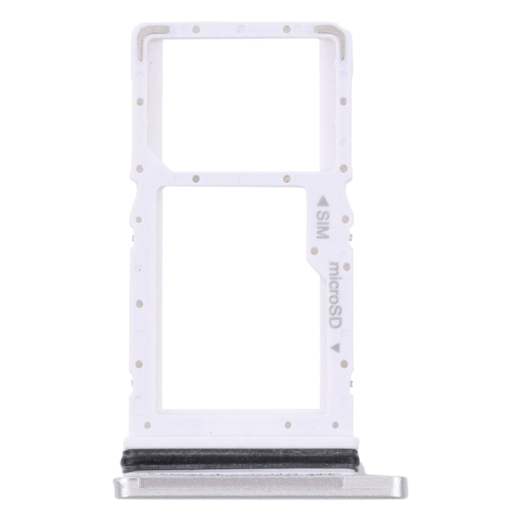 For Samsung Galaxy Tab A7 10.4 (2020) SM-T505 SIM Card Tray + Micro SD Card Tray (White) - free shipping - PMc TechLife - Order now!