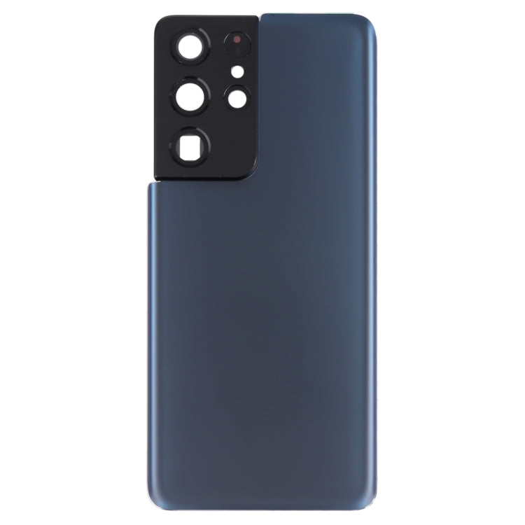 For Samsung Galaxy S21 Ultra 5G Battery Back Cover with Camera Lens Cover (Blue) - free shipping - PMc TechLife - Order now!